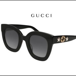 Gucci Acetate Sunglasses With Stars